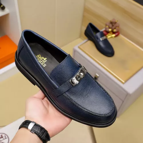Replica Hermes Leather Shoes For Men #1330754 $85.00 USD for Wholesale