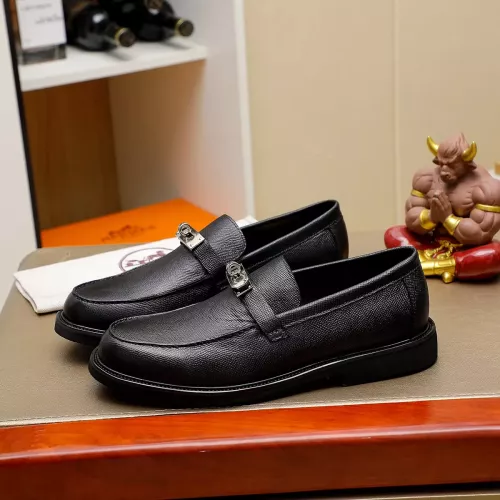 Replica Hermes Leather Shoes For Men #1330755 $85.00 USD for Wholesale
