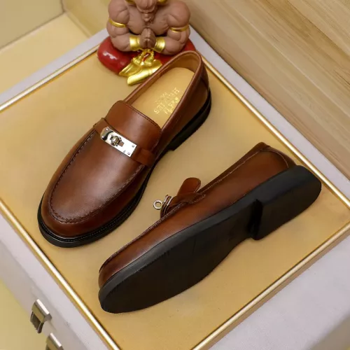 Cheap Hermes Leather Shoes For Men #1330756, $$85.00 USD On Hermes Leather Shoes