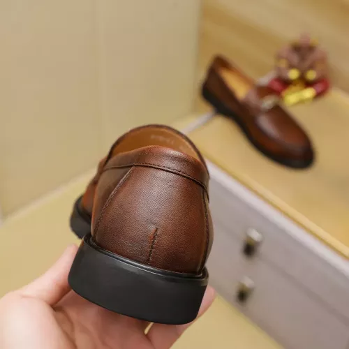 Replica Hermes Leather Shoes For Men #1330756 $85.00 USD for Wholesale
