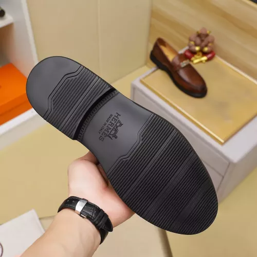 Replica Hermes Leather Shoes For Men #1330756 $85.00 USD for Wholesale