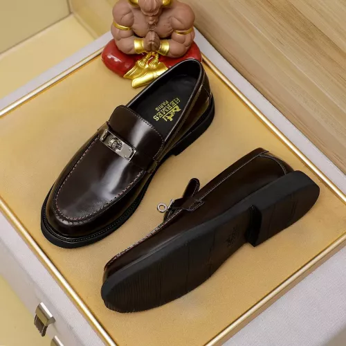 Cheap Hermes Leather Shoes For Men #1330757, $$85.00 USD On Hermes Leather Shoes