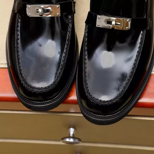 Replica Hermes Leather Shoes For Men #1330759 $85.00 USD for Wholesale