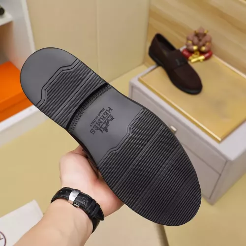 Replica Hermes Leather Shoes For Men #1330761 $85.00 USD for Wholesale