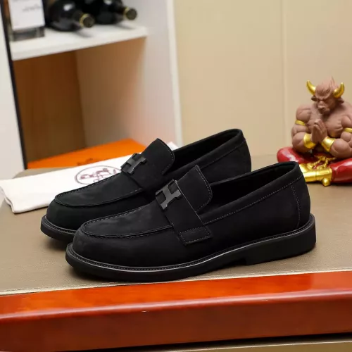 Cheap Hermes Leather Shoes For Men #1330762, $$85.00 USD On Hermes Leather Shoes