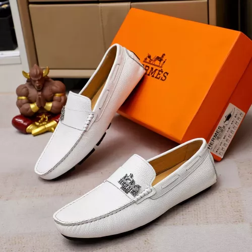 Cheap Hermes Leather Shoes For Men #1330763, $$72.00 USD On Hermes Leather Shoes