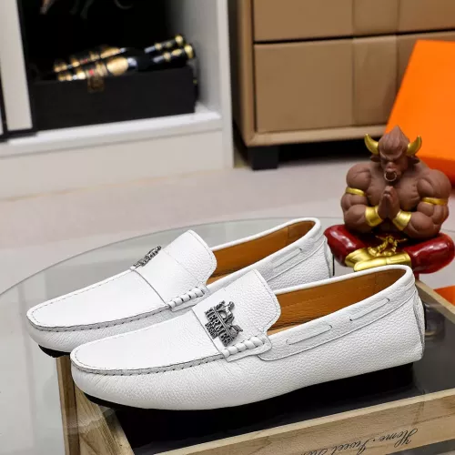 Replica Hermes Leather Shoes For Men #1330763 $72.00 USD for Wholesale