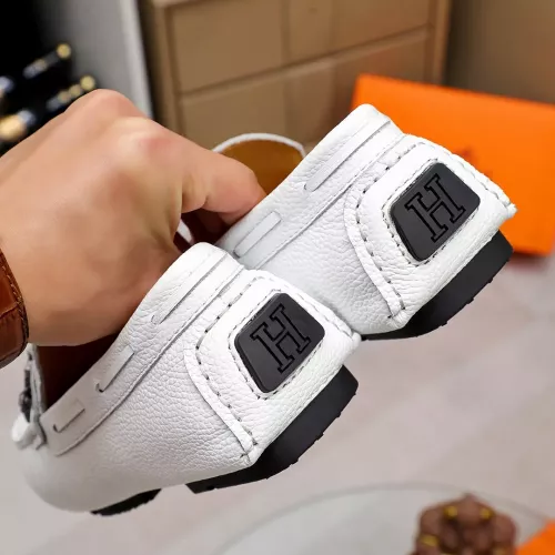 Replica Hermes Leather Shoes For Men #1330763 $72.00 USD for Wholesale