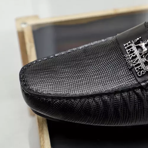 Replica Hermes Leather Shoes For Men #1330765 $72.00 USD for Wholesale