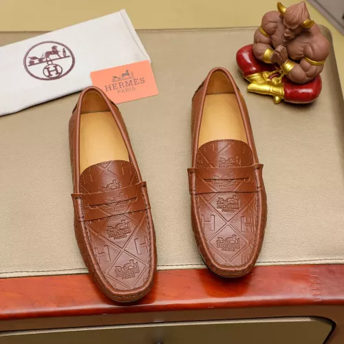 Cheap Hermes Leather Shoes For Men #1330769, $$76.00 USD On Hermes Leather Shoes
