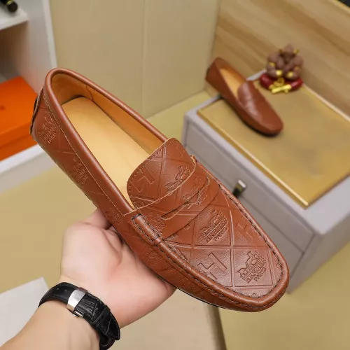 Replica Hermes Leather Shoes For Men #1330769 $76.00 USD for Wholesale