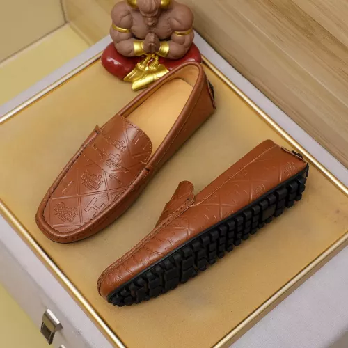 Replica Hermes Leather Shoes For Men #1330769 $76.00 USD for Wholesale