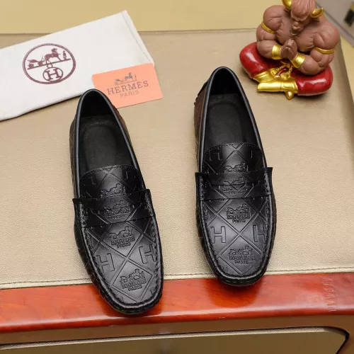 Cheap Hermes Leather Shoes For Men #1330770, $$76.00 USD On Hermes Leather Shoes
