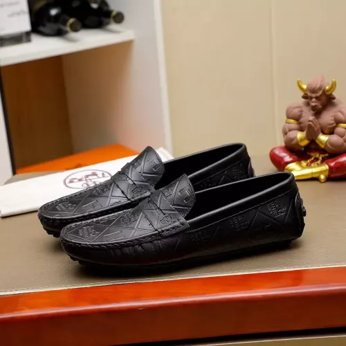 Replica Hermes Leather Shoes For Men #1330770 $76.00 USD for Wholesale