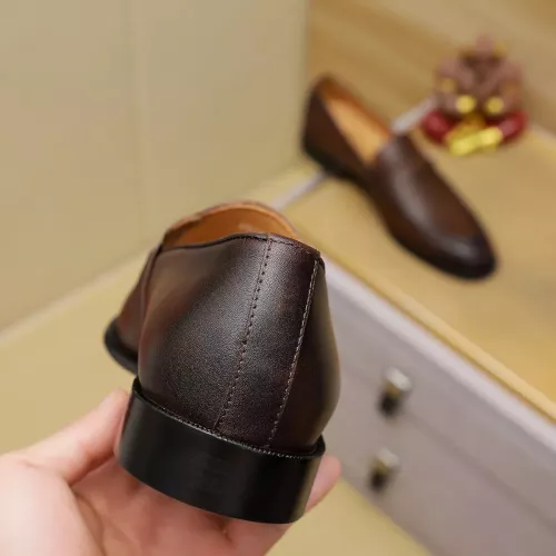 Replica Salvatore Ferragamo Leather Shoes For Men #1330774 $85.00 USD for Wholesale