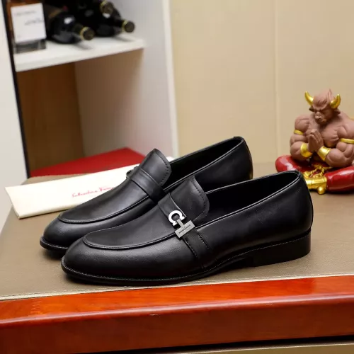 Cheap Salvatore Ferragamo Leather Shoes For Men #1330776, $$85.00 USD On Salvatore Ferragamo Leather Shoes