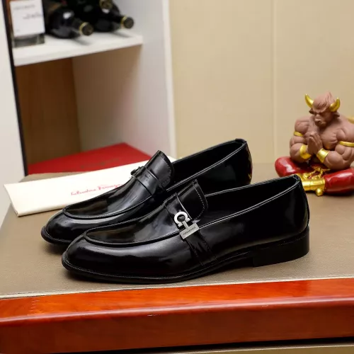 Cheap Salvatore Ferragamo Leather Shoes For Men #1330780, $$85.00 USD On Salvatore Ferragamo Leather Shoes