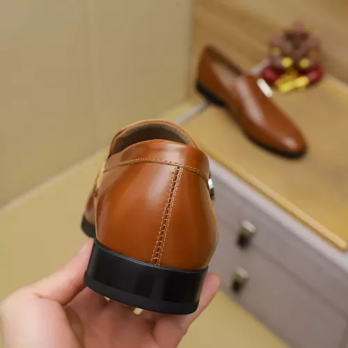 Replica Salvatore Ferragamo Leather Shoes For Men #1330791 $108.00 USD for Wholesale