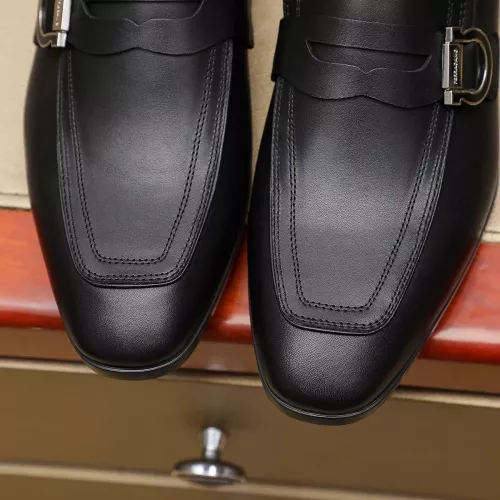 Replica Salvatore Ferragamo Leather Shoes For Men #1330792 $108.00 USD for Wholesale