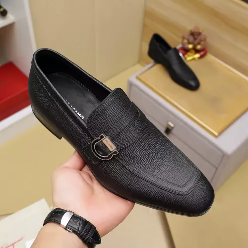 Replica Salvatore Ferragamo Leather Shoes For Men #1330793 $108.00 USD for Wholesale
