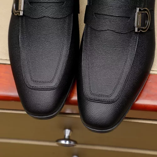 Replica Salvatore Ferragamo Leather Shoes For Men #1330793 $108.00 USD for Wholesale