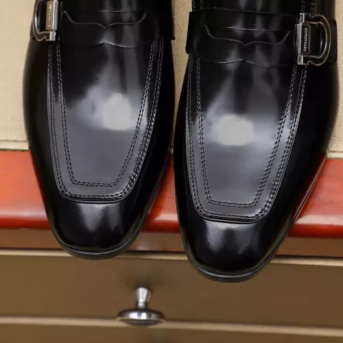 Replica Salvatore Ferragamo Leather Shoes For Men #1330794 $108.00 USD for Wholesale
