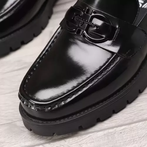 Replica Salvatore Ferragamo Leather Shoes For Men #1330802 $96.00 USD for Wholesale