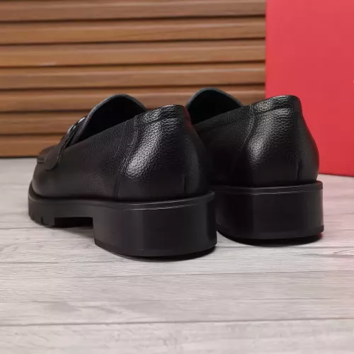 Replica Salvatore Ferragamo Leather Shoes For Men #1330803 $96.00 USD for Wholesale