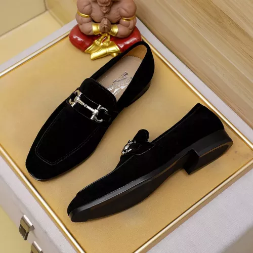 Cheap Salvatore Ferragamo Leather Shoes For Men #1330804, $$108.00 USD On Salvatore Ferragamo Leather Shoes