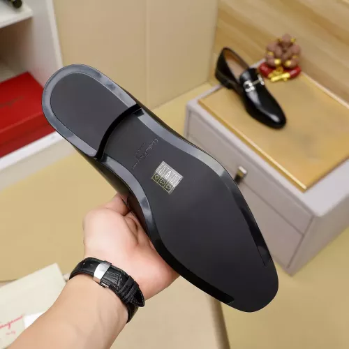 Replica Salvatore Ferragamo Leather Shoes For Men #1330807 $108.00 USD for Wholesale