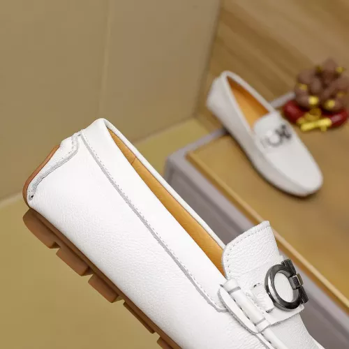 Replica Salvatore Ferragamo Leather Shoes For Men #1330810 $76.00 USD for Wholesale