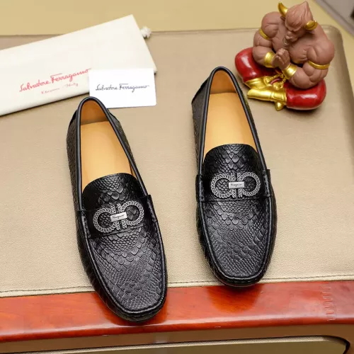 Cheap Salvatore Ferragamo Leather Shoes For Men #1330813, $$76.00 USD On Salvatore Ferragamo Leather Shoes