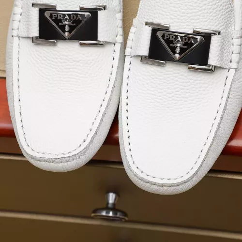 Replica Prada Leather Shoes For Men #1330815 $76.00 USD for Wholesale