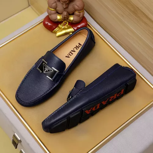 Cheap Prada Leather Shoes For Men #1330816, $$76.00 USD On Prada Leather Shoes