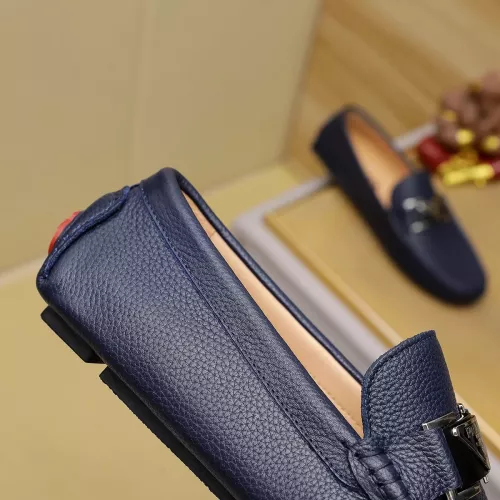 Replica Prada Leather Shoes For Men #1330816 $76.00 USD for Wholesale