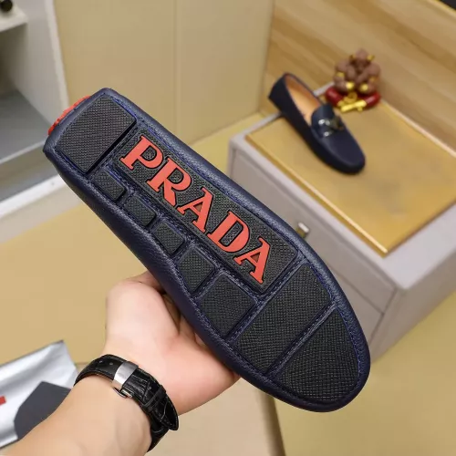 Replica Prada Leather Shoes For Men #1330816 $76.00 USD for Wholesale