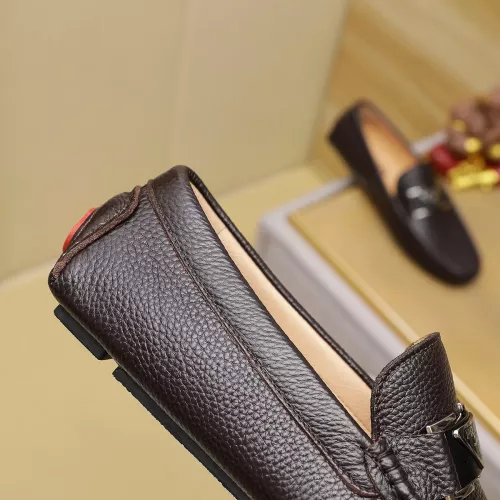 Replica Prada Leather Shoes For Men #1330817 $76.00 USD for Wholesale