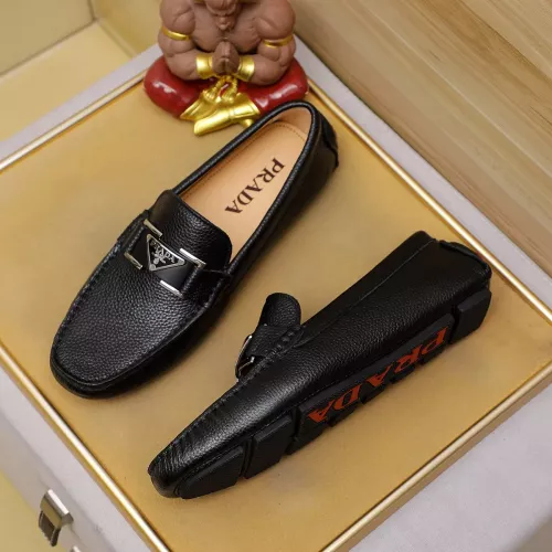 Cheap Prada Leather Shoes For Men #1330818, $$76.00 USD On Prada Leather Shoes