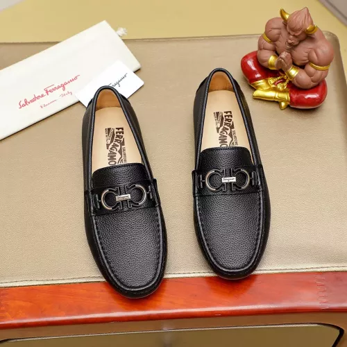 Cheap Salvatore Ferragamo Leather Shoes For Men #1330819, $$72.00 USD On Salvatore Ferragamo Leather Shoes