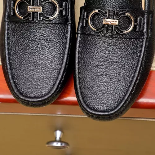 Replica Salvatore Ferragamo Leather Shoes For Men #1330819 $72.00 USD for Wholesale