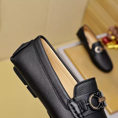 Replica Salvatore Ferragamo Leather Shoes For Men #1330819 $72.00 USD for Wholesale