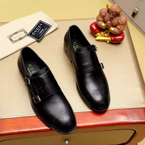 Replica Gucci Oxfords Shoes For Men #1330821 $85.00 USD for Wholesale