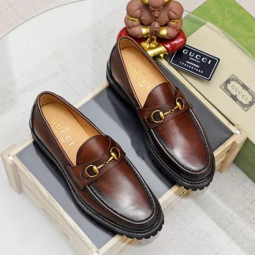 Replica Gucci Oxfords Shoes For Men #1330822 $85.00 USD for Wholesale