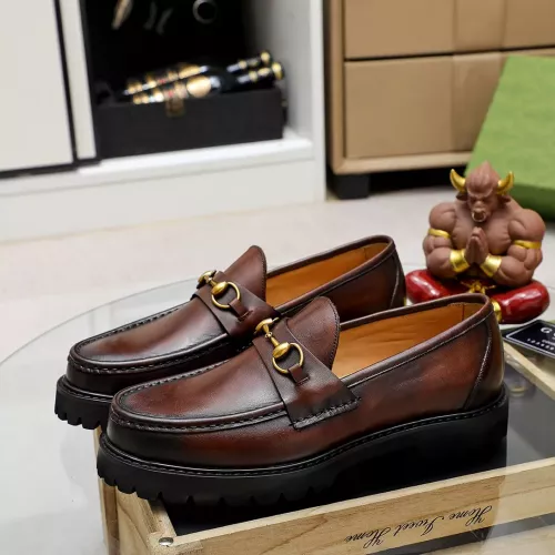 Replica Gucci Oxfords Shoes For Men #1330822 $85.00 USD for Wholesale