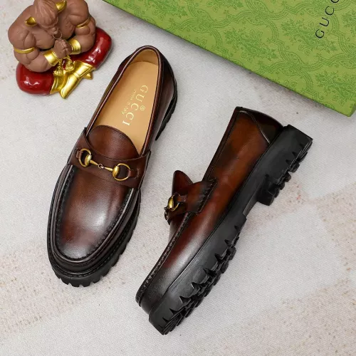 Replica Gucci Oxfords Shoes For Men #1330822 $85.00 USD for Wholesale