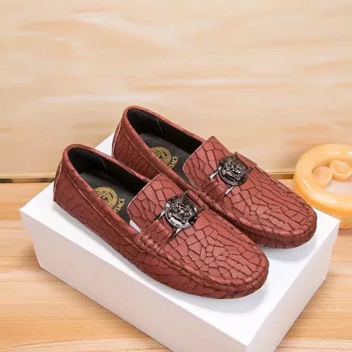 Cheap Versace Leather Shoes For Men #1330827, $$76.00 USD On Versace Leather Shoes