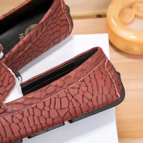 Replica Versace Leather Shoes For Men #1330827 $76.00 USD for Wholesale