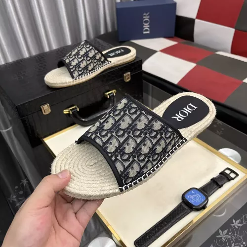 Replica Christian Dior Slippers For Men #1330844 $60.00 USD for Wholesale