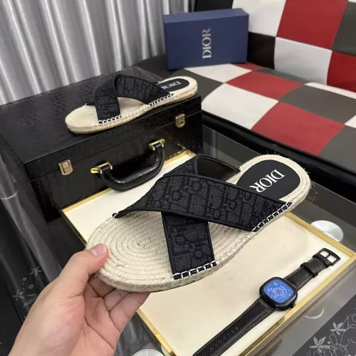 Replica Christian Dior Slippers For Men #1330849 $60.00 USD for Wholesale