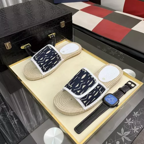 Replica Christian Dior Slippers For Men #1330850 $60.00 USD for Wholesale